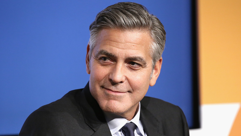 George Clooney smiling 