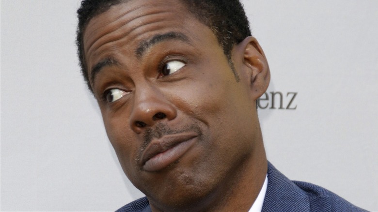 Chris Rock making a face