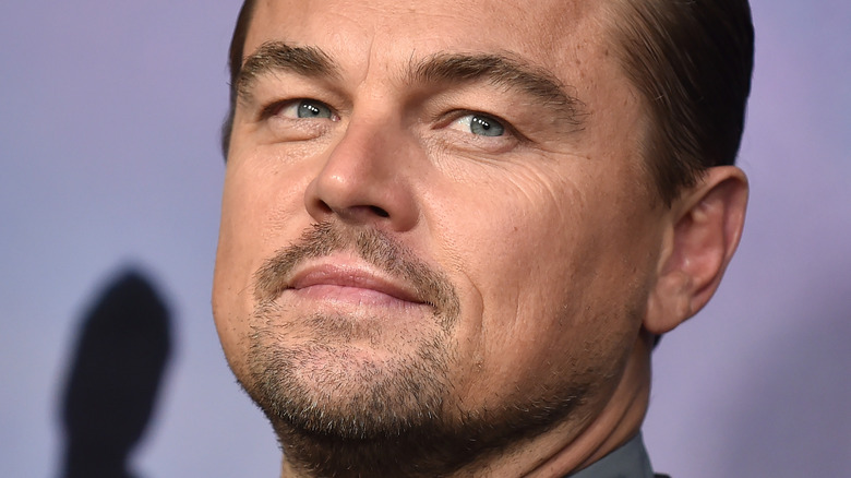 Leonardo DiCaprio smiling