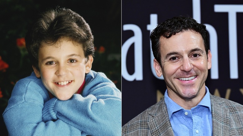 Side by side of Fred Savage in 1988 vs. 2024