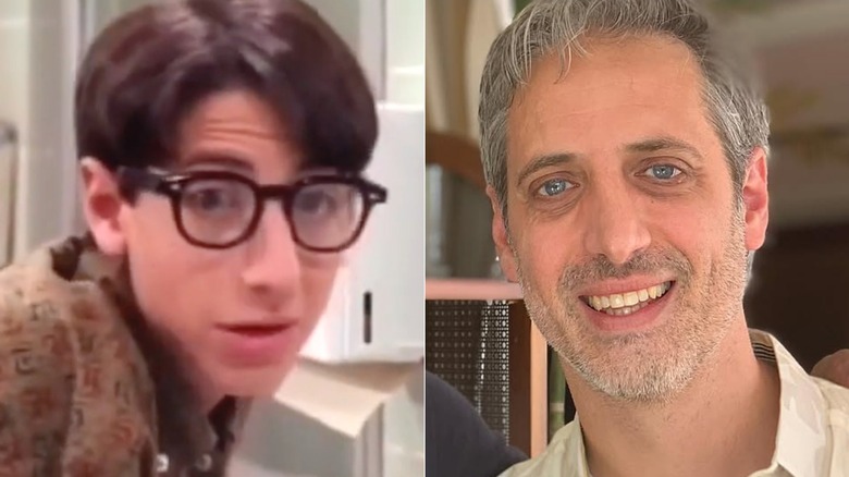 Side by side of Josh Saviano on the show vs. 2021