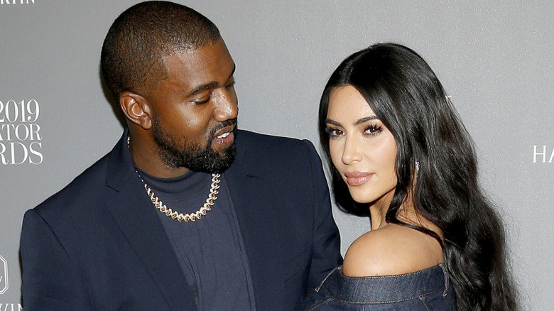 Kanye West and Kim Kardashian