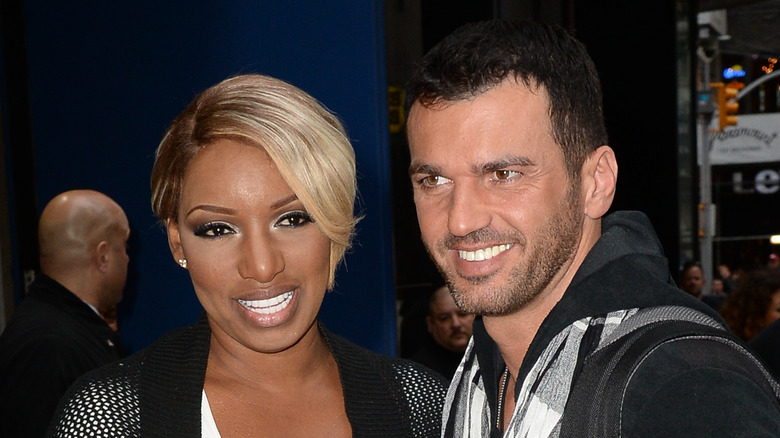 NeNe Leakes and Tony Dovolani posing