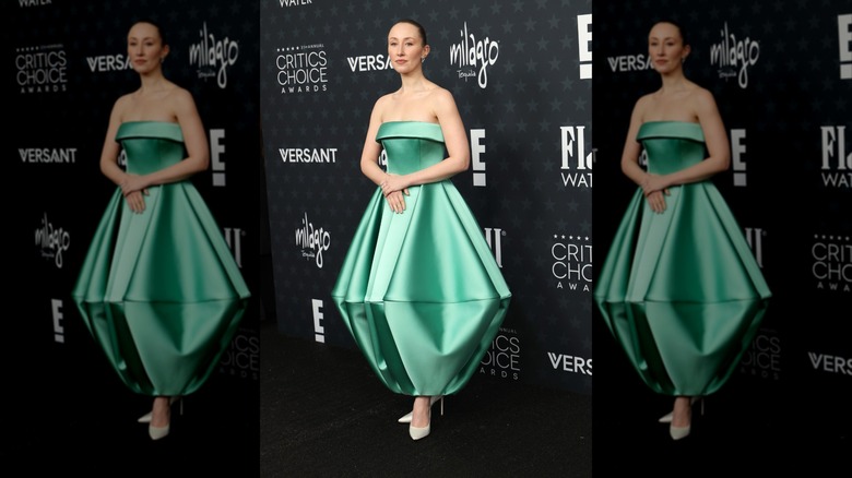 Erin Doherty attending the 31st Annual Critics Choice Awards at Barker Hangar