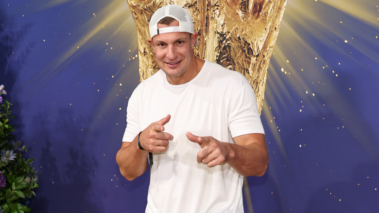 Rob Gronkowski posing at the 2026 FIFA World Cup Final.