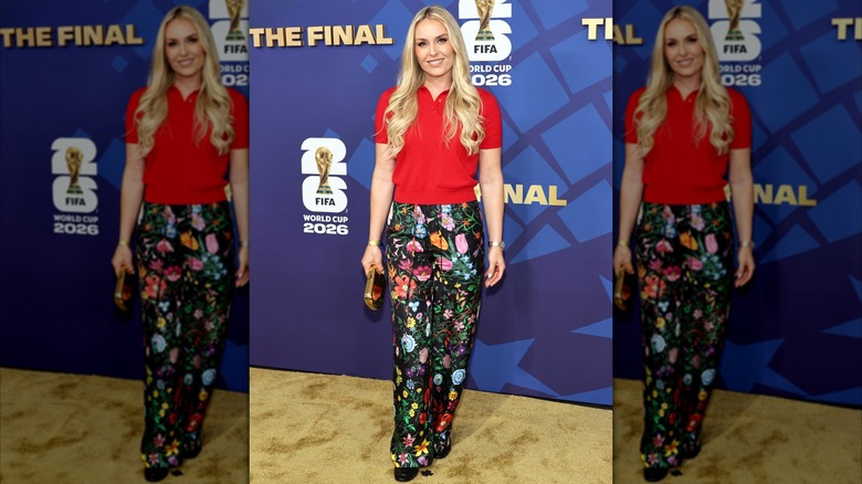 Lindsey Vonn at the 2026 FIFA World Cup final.