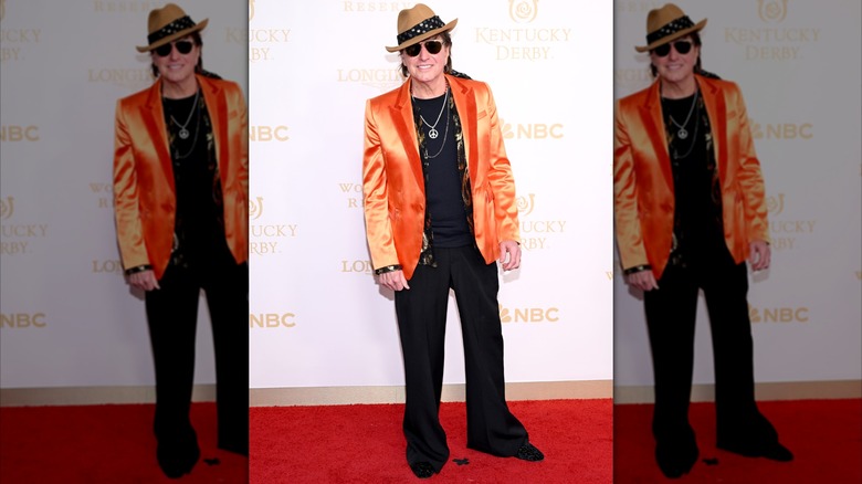 Richie Sambora posing at the Kentucky Derby