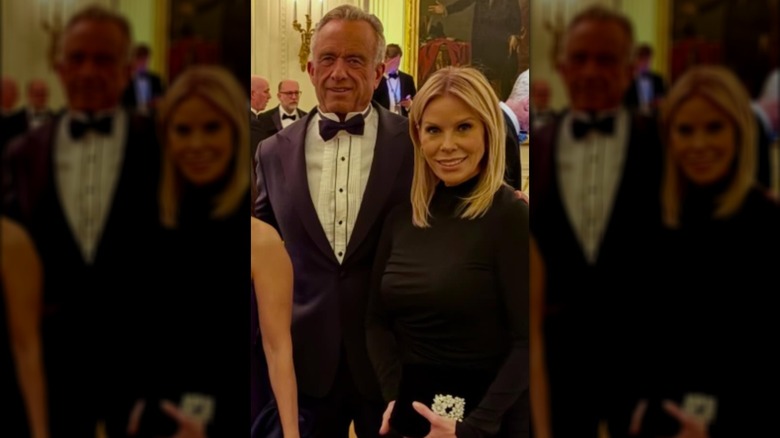 RFK Jr. and Cheryl Hines posing together at the 2026 Governors Dinner