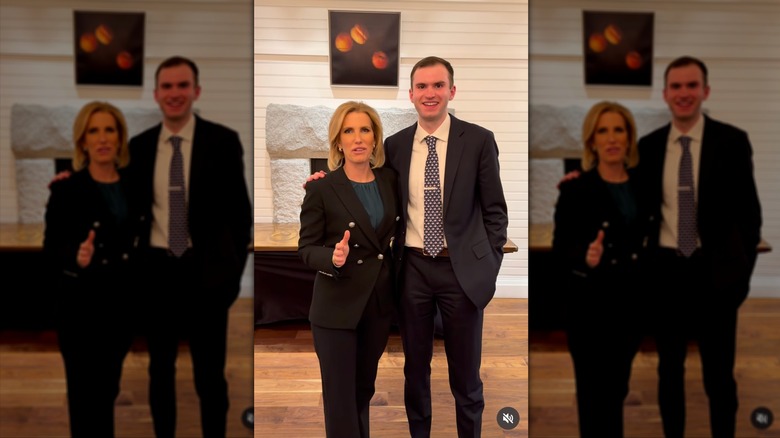 Laura Ingraham with DPU's Mac Mahoney