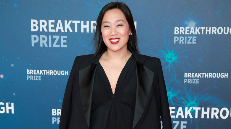 Priscilla Chan in black