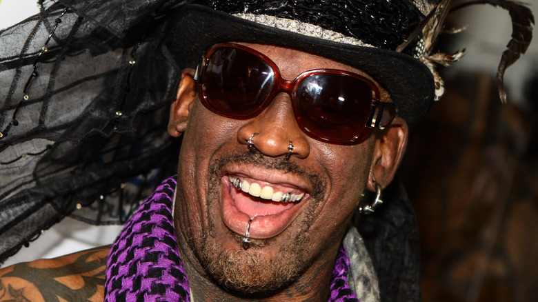 Dennis Rodman laughing