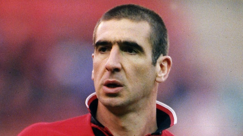 Eric Cantona playing