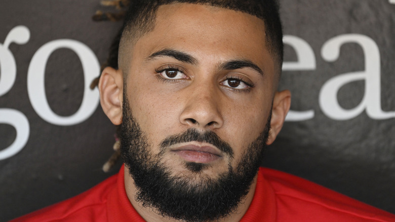 Fernando Tatis Jr. frowning