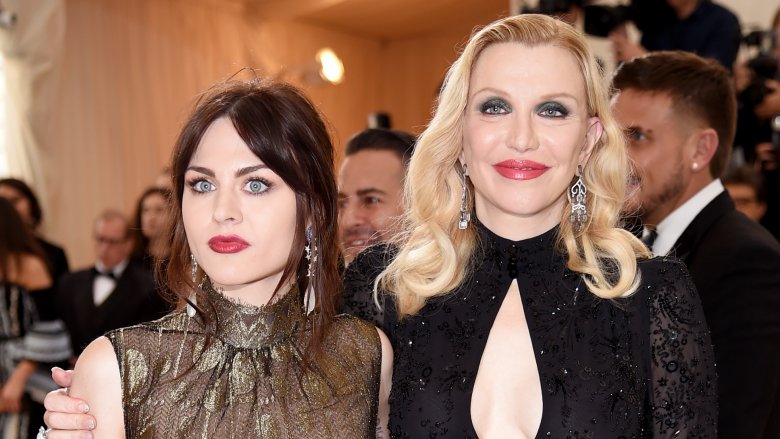 Frances Bean Cobain and Courtney Love
