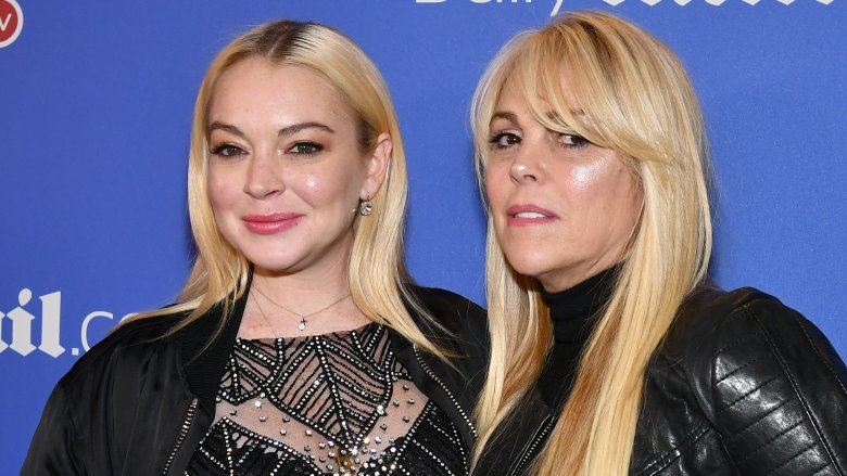 Lindsay Lohan and Dina Lohan