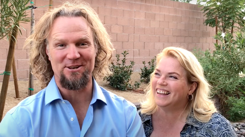 Kody Brown and Janelle Brown smiling