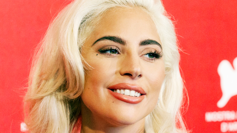 Lady Gaga smiling
