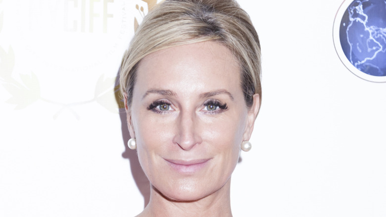 Sonja Morgan wearing her hair up