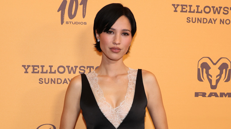 Kelsey Asbille at a Yellowstone premiere.