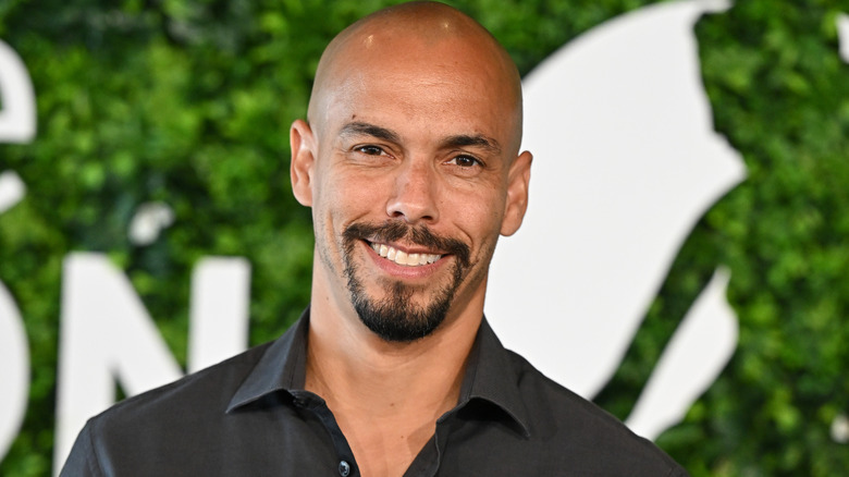 Bryton James at a photocall for The Young and The Restless