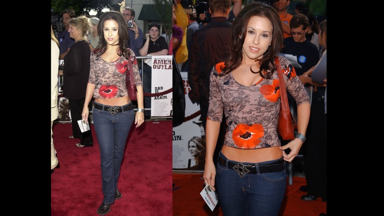 Lacey Chabert "American Outlaws" premiere in 2001