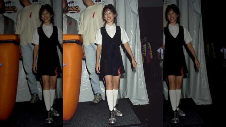 Lacey Chabert black and white look 9th Annual Nickelodeon's Kids' Choice Awards