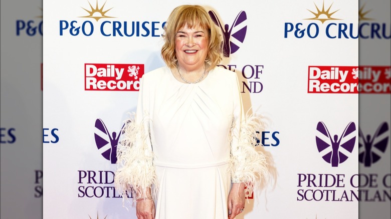 Susan Boyle on red carpet