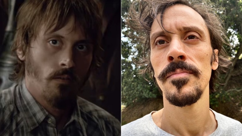 Niko Nicotera as Ratboy Skogstorm and in a 2023 Instagram selfie