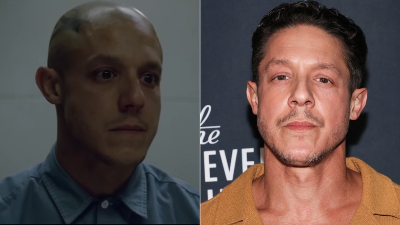 Theo Rossi as Juice in Sons of Anarchy and at a 2026 film festival event