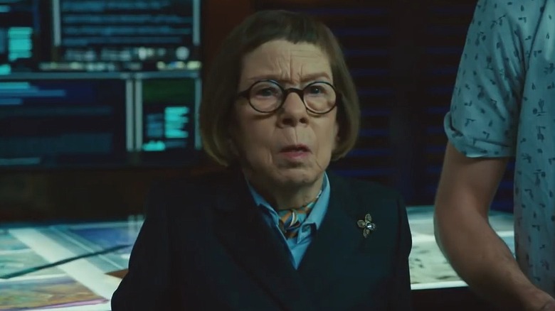 Linda Hunt, as Henrietta "Hetty" Lange, wears an attentive gaze in an episode of "NCIS: Los Angeles."