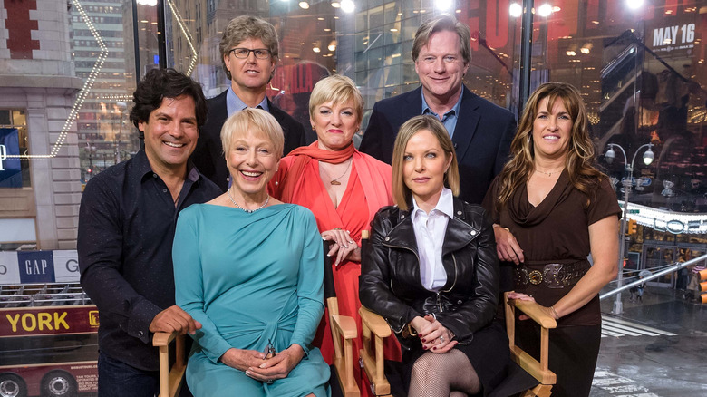 Matthew Labyorteaux with the "Little House on the Prairie" cast.
