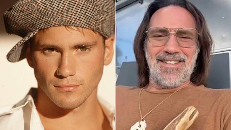 Eric Nies in 1993, left, and in 2025, right