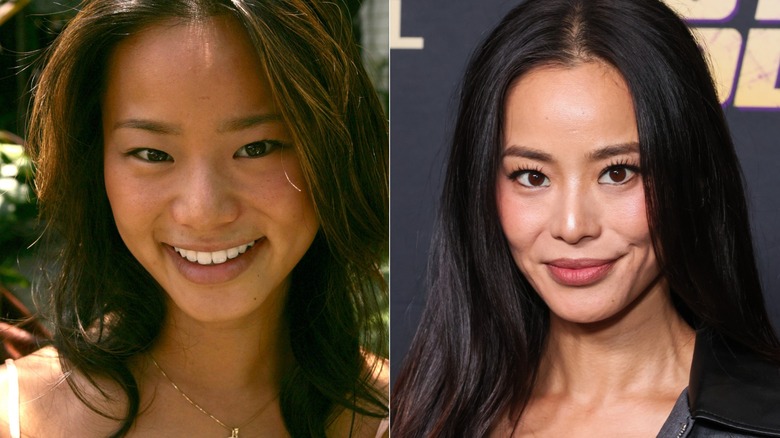 Jamie Chung circa 2004, left, and in November 2025, right