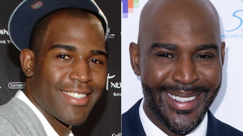 Karamo Brown in 2006, left, and in 2024, right