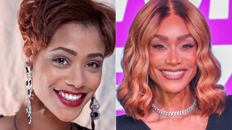 Tami Roman in 1994, left, and in 2022, right