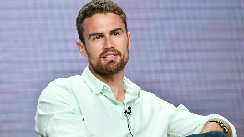 Theo James speaking