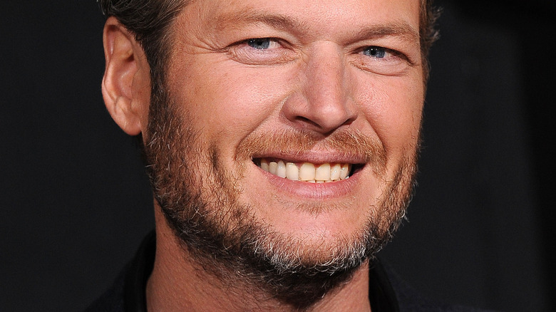 Blake Shelton smiling