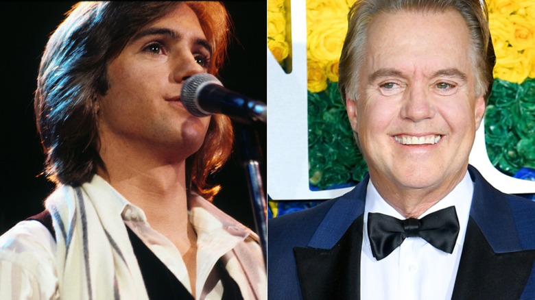 Shaun Cassidy younger, left, and older, right