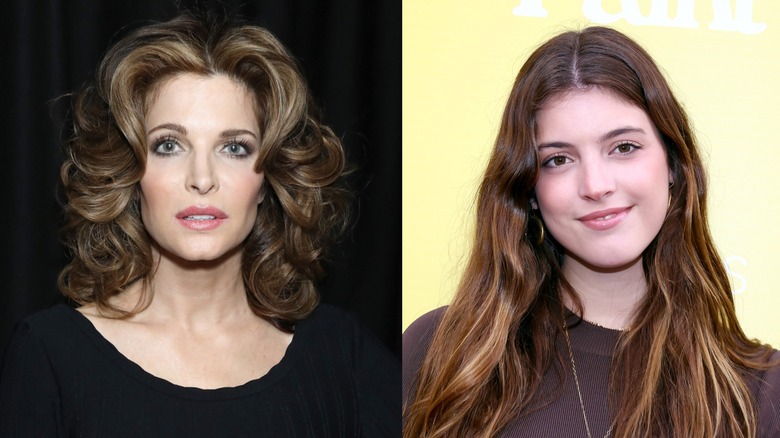 Stephanie Seymour, left, and Lily Brant, right