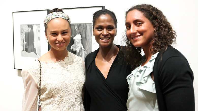 Zora Kidron, model Karen Alexander and Ella Kidron