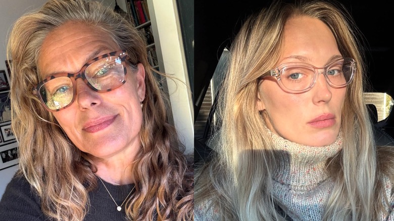 Split image of Renee Simonsen, left, and Ulrikke Toft Simonsen, right