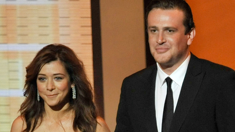 Alyson Hannigan and Jason Segel at The 61st Primetime Emmy Awards