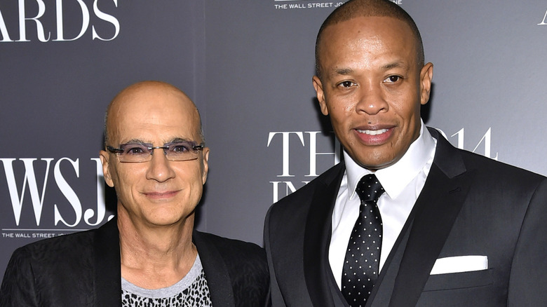 Jimmy Iovine and Dr. Dre smiling