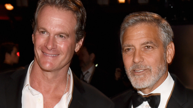 Rande Gerber and George Clooney smiling