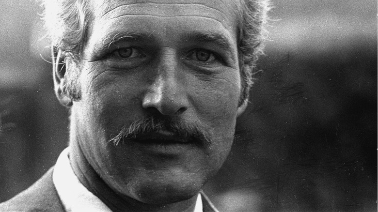 Paul Newman posing