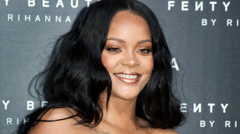 Rihanna smiling