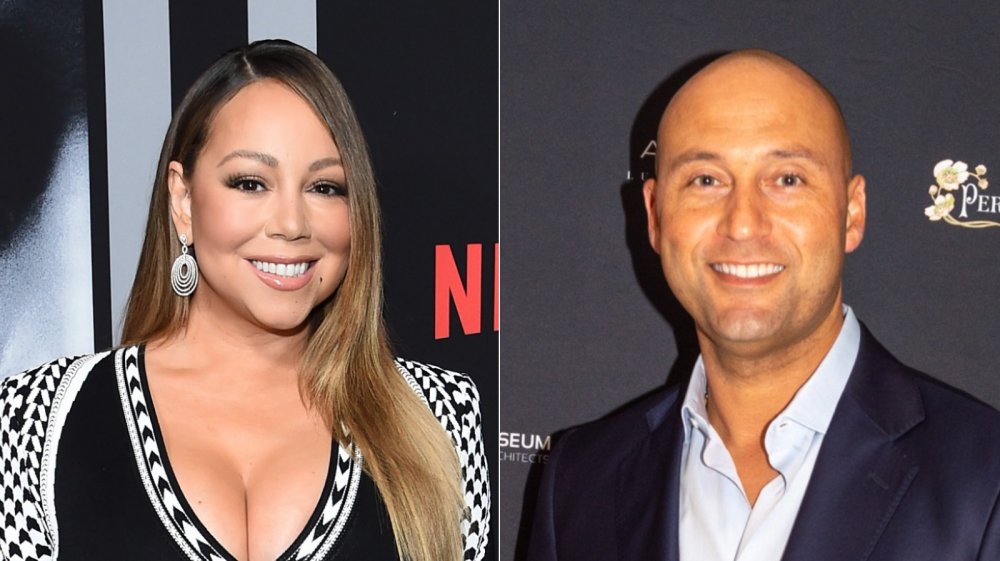 Mariah Carey and Derek Jeter