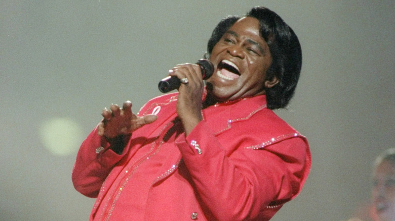 James Brown singing