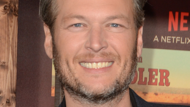 Blake Shelton smiling