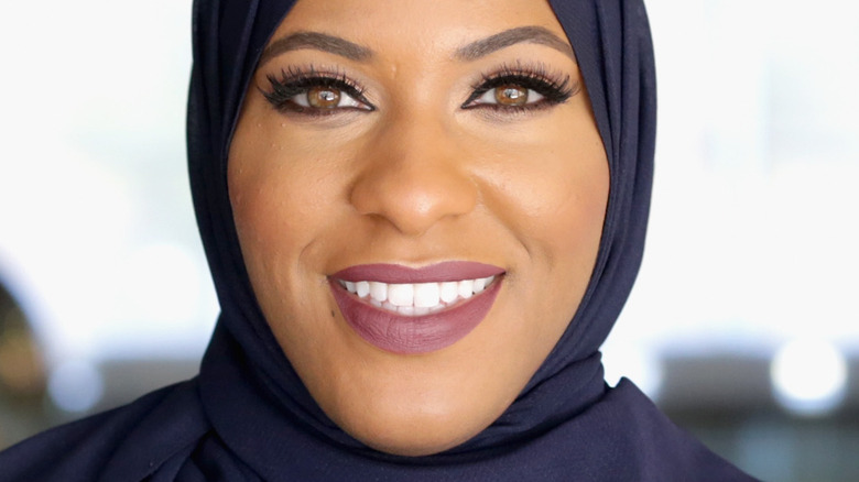 Ibtihaj Muhammad smiling